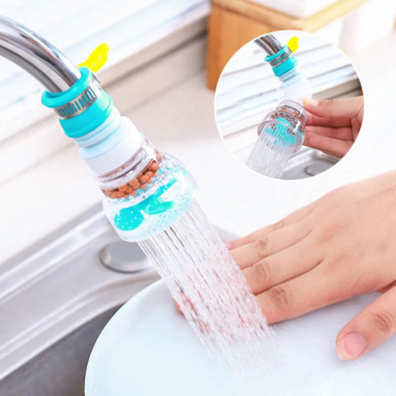 Adjustable Water Saving Tap Shower with Clip| Flexible Rotatable Nozzle, Kitchen Sink Extension Spray Head